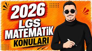 LGS 2026 Matematik Konuları ve Soru Dağılımı