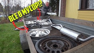 Декрет в Финляндии. Литые диски в мусор. Финский-Live.