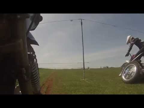 Gopro 1000cc Suzuki GSXR Sidecar at Bridwater Grasstrack