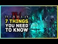 Diablo 4 - 7 Things You Need To Know