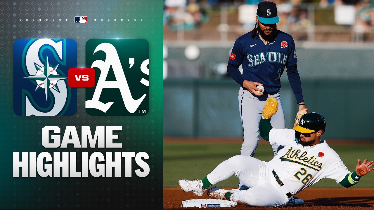 Mariners vs. A's Game Highlights (5/25/26) | MLB Highlights