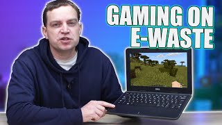 Gaming on a £10 ($13) Laptop designed for Learning!