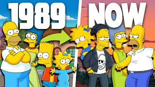 What if The Simpsons Aged in Real Time?