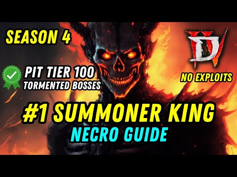 D4 Season 4 NEW BEST Endgame Necro KING Build