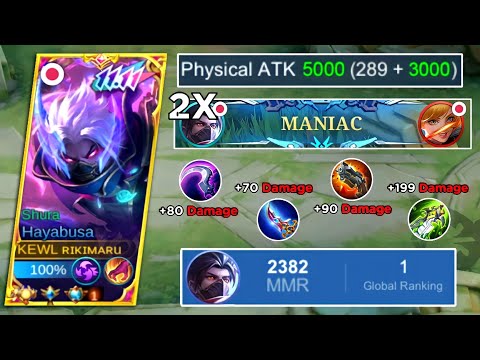 HAYABUSA NEW HIGH DAMAGE BUILD!! BEST UNDERRATED BUILD FOR HAYABUSA 🔥