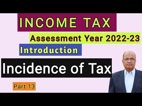 Income Tax I Assessment Year 2022 23 I Introduction of the subject I Hasham Ali Khan I