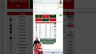 Create a Holiday Gift Tracker in Excel