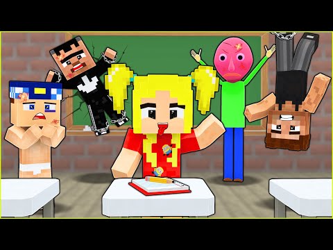 EFEKAN'IN YARAMAZ KARDEŞİ OKULA BAŞLADI! 😂- Minecraft