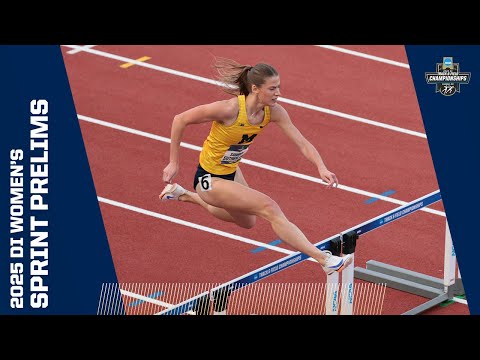 Every women's sprint prelim from the 2025 DI outdoor track and field championships