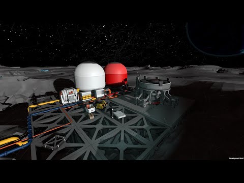 Stationeers Moon Base Ep. 18 - Constructing the Rocket Engine