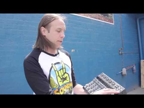 Simmo "The Gear Guru" and The Buskers Guide at GH Music, Melbourne, Australia.