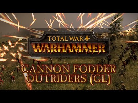 Total War: Warhammer - Cannon Fodder: Zombie Horde vs Outriders (Grenade Launchers)!