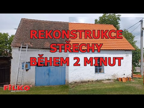 Rekonstrukce střechy ve 2 minutách