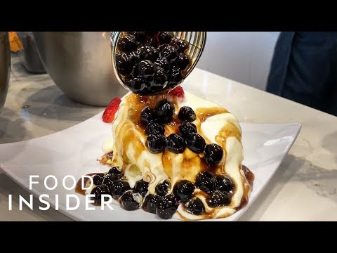 Japanese Soufflé Pancakes Are Overflowing With Boba | Insider Food Video