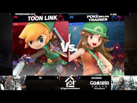 Typo House Macon 1/29/19 - TFH(Toon Link) Vs MasterPerch(Pokemon Trainer) - WInners Semis