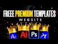 DOWNLOAD ANY PAID GRAPHIC OR HTML WEBSITE TEMPLATE FOR FREE 🔥😮