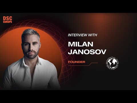 Interview with Milan Janosov | DSC Europe 23