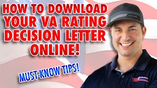 How to Download Your VA Rating Decision Letter Online!