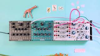 Video thumbnail for Buchla & Tiptop Audio Dual Oscillator & Quad Function Generator into Strymon Starlab by PanicGirlVids