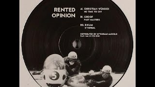 Christian Wünsch - No time to cry - Various ‎– Rented Opinion EP
