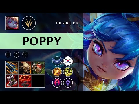 Poppy Jungle vs Lee Sin - KR Diamond Patch 25.24
