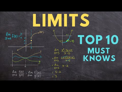 Limits - Top 10 Must Knows (ultimate study guide)