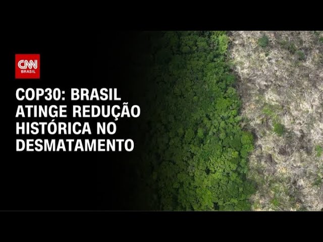 COP30: MapBiomas divulga dados de desmatamento | CNN PRIME TIME