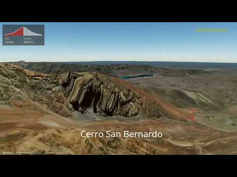 Cerro San Bernardo ∆ 3d-trail.com/argentina/