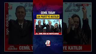 Başkan Erdoğan, Cemil Tugay'a AK Parti Rozetini Taktı! #HABER