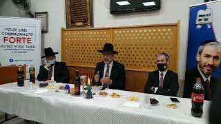 RAV TOUITOU ET YOSSI TAIEB du mouvement SHASS questions concernant la communaute Francaise en Israel