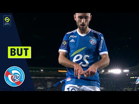 But Adrien THOMASSON (22' - RCSA) RC STRASBOURG ALSACE - FC GIRONDINS DE BORDEAUX (5-2) 21/22
