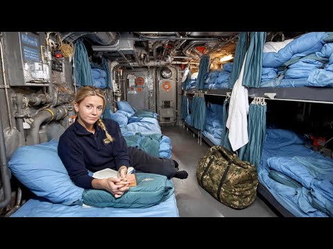 How Female Submarine Sailors Eat, Sleep & Live for 3 Months Underwater