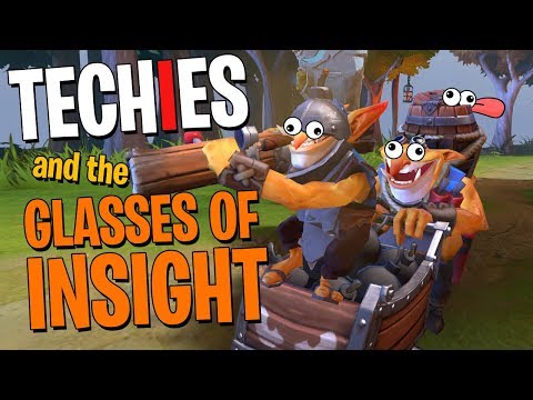 The Glasses of Insight - Techies DotA 2 Funny Moments