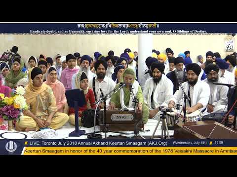 055 Toronto July 2018 - Wednesday Evening - Bibi Harjinder Kaur Jee Barnala