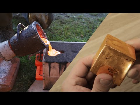 Copper Cube Casting