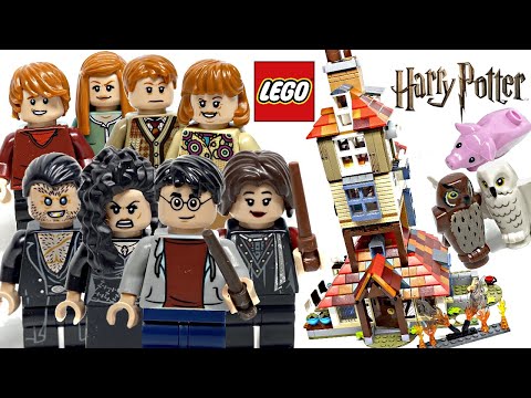LEGO Harry Potter Attack on the Burrow review! 2020 set 75980!