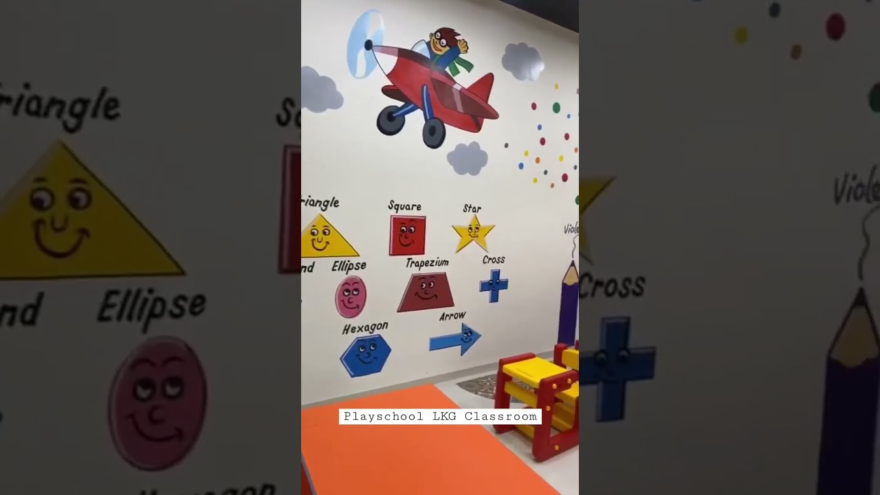 Exploring the fun world of playschool! 🏫 #Playschool #Classroomdesign #Kids