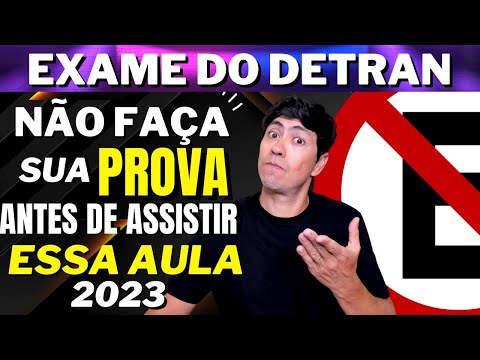 30 QUESTÕES ATUAIS COMENTADAS DO EXAME TEÓRICO, SIMULADO DETRAN 2023
