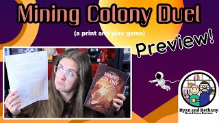 Ryan and Bethany Board Game Reviews - Mining Colony Duel video thumbnail