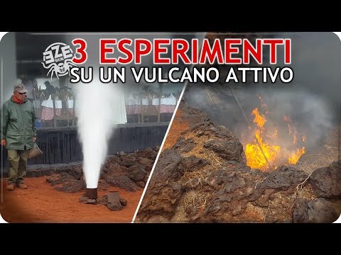 COSA SUCCEDE SULLA CIMA DI UN VULCANO? : 3 Esperimenti