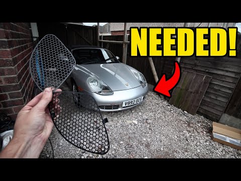 PORSCHE 986 996 FRONT BUMPER REMOVAL AND GRILL INSTALLATION
