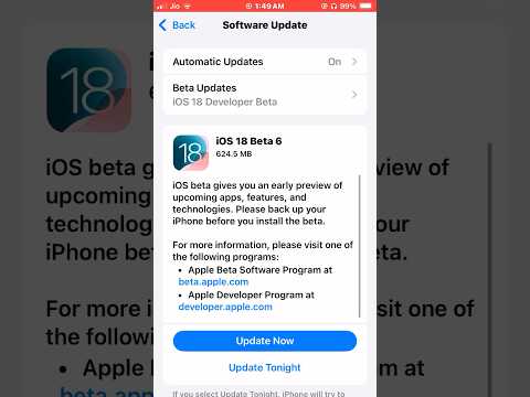 iOS 18 beta 6 update released what’s new 🧐#ios18features #smartphone #ios18 #tech #tech #ios18beta