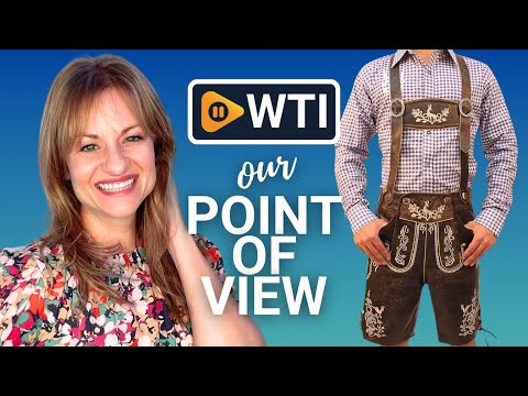 | Oktoberfest Trachten Short Lederhosen for Men | Traditional Authentic German Outfit | Wild Brown 30 Regular - WTI product video review