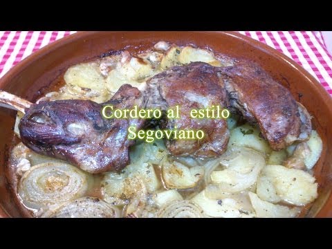 Receta de cordero al horno al estilo Segoviano