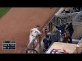 CWS@MIN: Mauer reaches into dugout, makes the catch