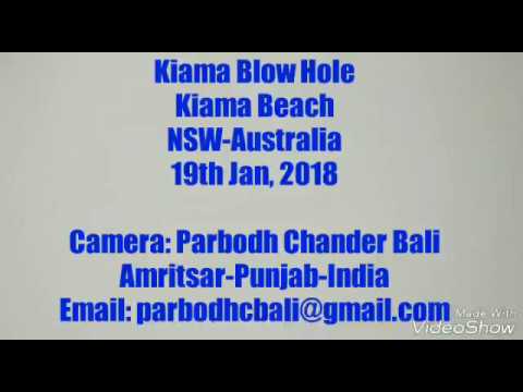 Kiama Blow Hole, Kiama Beach, near Sydney-Australia