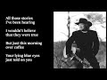 John Anderson - Your Lying Blue Eyes LYRICS
