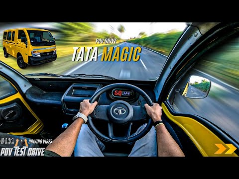 2025 TATA MAGIC EXPRESS | CNG | 694CC 25HP | POV Drive #131 | TATA MAGIC | 4K | #tatamagic2025 #tata