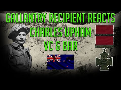 British Gallantry Recipient Reacts, Charles Upham VC and Bar