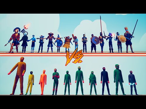 MELEE TEAM vs ZOMBIE TEAM - Totally Accurate Battle Simulator | TABS